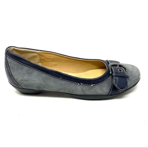 Softspots Presto flats in denim suede - Picture 1 of 10